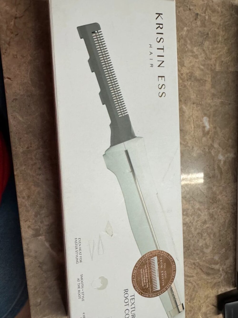 Kristin Ess Hair Texturizing Root Comb Smoothing Hot Comb Styler